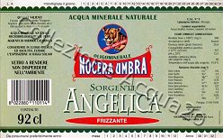 Sorgente Angelica (analisi 1999) vetro A 0,92 L + 0,46 L