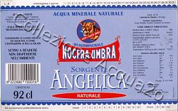 Sorgente Angelica (analisi 1999) vetro Nat 0,92 L + 0,46 L