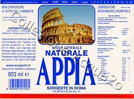 Appia (analisi 1997) VE Nat 0,92 L + 0,45 L 
