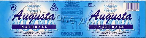 Nuova Augusta, Sorgente Fornace (analisi 2000) Pet Nat 1,5 L