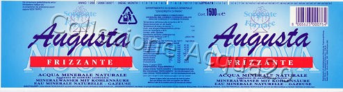Nuova Augusta, Sorgente Fornace (analisi 2004) PET Friz 1,5 L [271005]