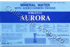 Sorgente Aurora (analisi 1975) EXP Gran Bretagna A 0,92 L