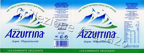 Fonte Azzurrina (analisi 1997) PET LegFriz 1,5 L