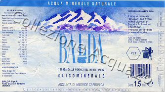 Balda (analisi 1993) PET Friz 1,5 L