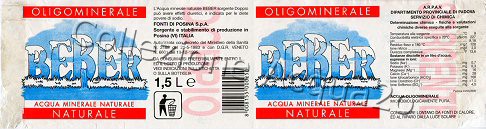 Beber, Sorgente Doppio (analisi 2000) PET Nat 1,5 L [160605] 
