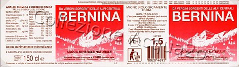 Bernina (analisi 1995) Nat pet 1,5 L