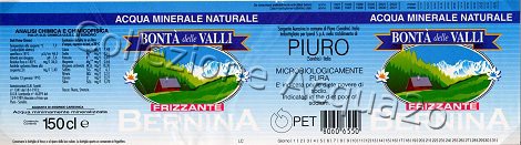 Bernina (analisi 1995) -Bontà delle Valli- Friz pet 1,5 L