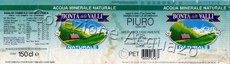 Bernina (analisi 1999) -Bontà delle Valli- pet Nat 1,5 L
