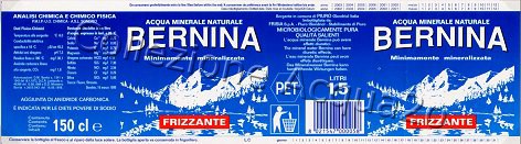 Bernina (analisi 1999) "minimamente mineralizzata" Friz pet 1,5 L