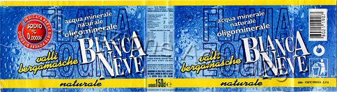 Bianca Neve -Fonte Flavia Zogno- (analisi 1999) sodio 0,00006% - PET Nat 1,5 L
