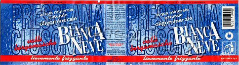 Bianca Neve -Fonte Presolana Clusone- (analisi 1998) PET LegFriz 1,5 L