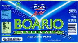 Boario Activ Danone (analisi 2000) vetro Nat 0,92 L