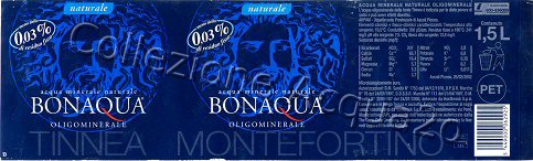Bonaqua Tinnea (analisi 2002) PET Nat 1,5 L + 2,0 L