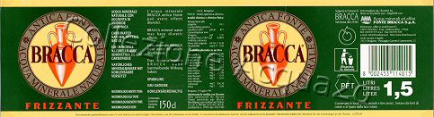 Antica Fonte BRACCA (analisi 1999) PET Frizz 1,5 L
