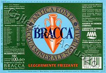 Antica Fonte BRACCA (analisi 1999) VE LegFrizz 1,0 L