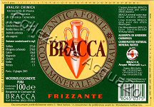 Antica Fonte BRACCA (analisi 2003) VE Frizz 1,0 L