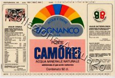  Fonte Camorei (analisi 1978) vetro Friz 0,92 L