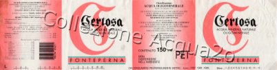 Certosa Fonte Perna (Analisi 1992) pet Nat 1,5 L 