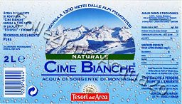 Cime Bianche (x Tesori dell'Arca) (analisi 1998) PET Nat 2,0 L