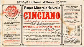 Cinciano (analisi 1923) Vetro Nat ? L