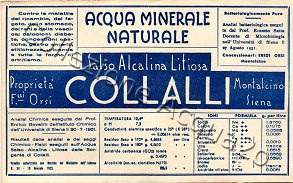 Collalli (analisi 1951) Nat ??? L