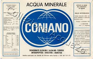 Coniano (analisi 1972) vetro ? ??? L