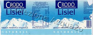 Crodo Lisiel (anno analisi 1996) pet Nat 0,5 L