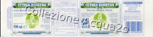 Cutolo Rionero (analisi 1999) vetro Nat 0,5 L