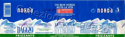 Daggio Introbio Norda (analisi 2001) "Emergency"  pet Friz 1,5 L