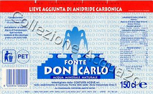 Fonte Don Carlo (analisi 1996) PET LeggFriz 1,5 L
