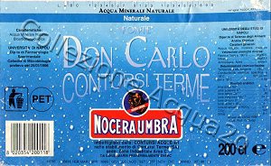 Fonte Don Carlo (analisi 1996) pet Nat 2,0 L