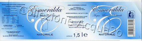 ESMERALDA Isola Antica (analisi 2004) PET Nat 1,5 L   [120308]