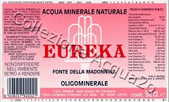 Eureka, Fonte della Madonnina (analisi 1995) vetro Nat 0,92 L