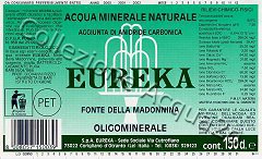 Eureka, Fonte della Madonnina (analisi 1995) -etichetta verde- pet Friz 1,5 L