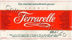 Source Ferrarelle (best before 1992) Exp France - vetro Nat 1,0 L