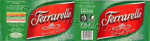 Ferrarelle (analisi 2000) pet Nat 1.5 L + 1,0 L + 0,5 L