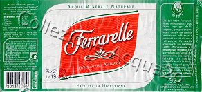 Ferrarelle (2002) vetro Nat 0,92 L