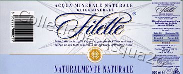 Filette (analisi 2001) Pet Nat 0,5 L