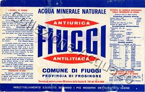 Fiuggi (anno analisi 1960) VE Nat ???? L