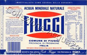Fiuggi (anno analisi 1984) VE Nat 0,92 L