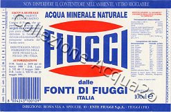 Fiuggi (anno analisi 1989) -dfdf- VE Nat 1,0 L