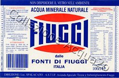 Fiuggi (anno analisi 1994) VE Nat 1,0 L