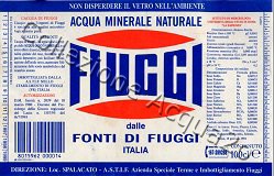 Fiuggi (anno analisi 1994) -con numero verde- VE Nat 1,0 L