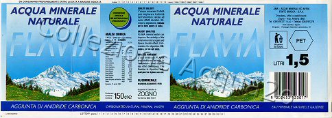 Flavia (analisi 1993) -confezione speciale per distribuzione organizzata- PET Friz 1,5 L