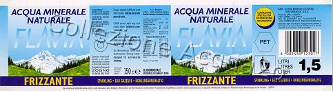 Flavia (analisi 1999) -confezione speciale per distribuzione organizzata- PET Friz 1,0 L