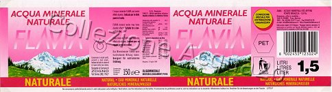 Flavia (analisi 1999) -confezione speciale per distribuzione organizzata- PET Nat 1,0 L
