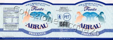 Fonte Abrau (analisi 1996) pet A 1,5 L + 0,5 L