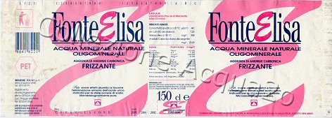 Fonte Elisa (analisi 2000) pet Friz 1,5 L