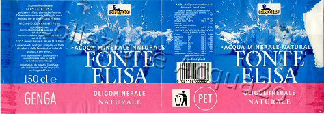 Fonte Elisa (analisi 2000) x DIMEGLIO - PET Nat 1,5 L