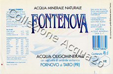 Fontenova (analisi 1990) vetro Friz 0,45 L